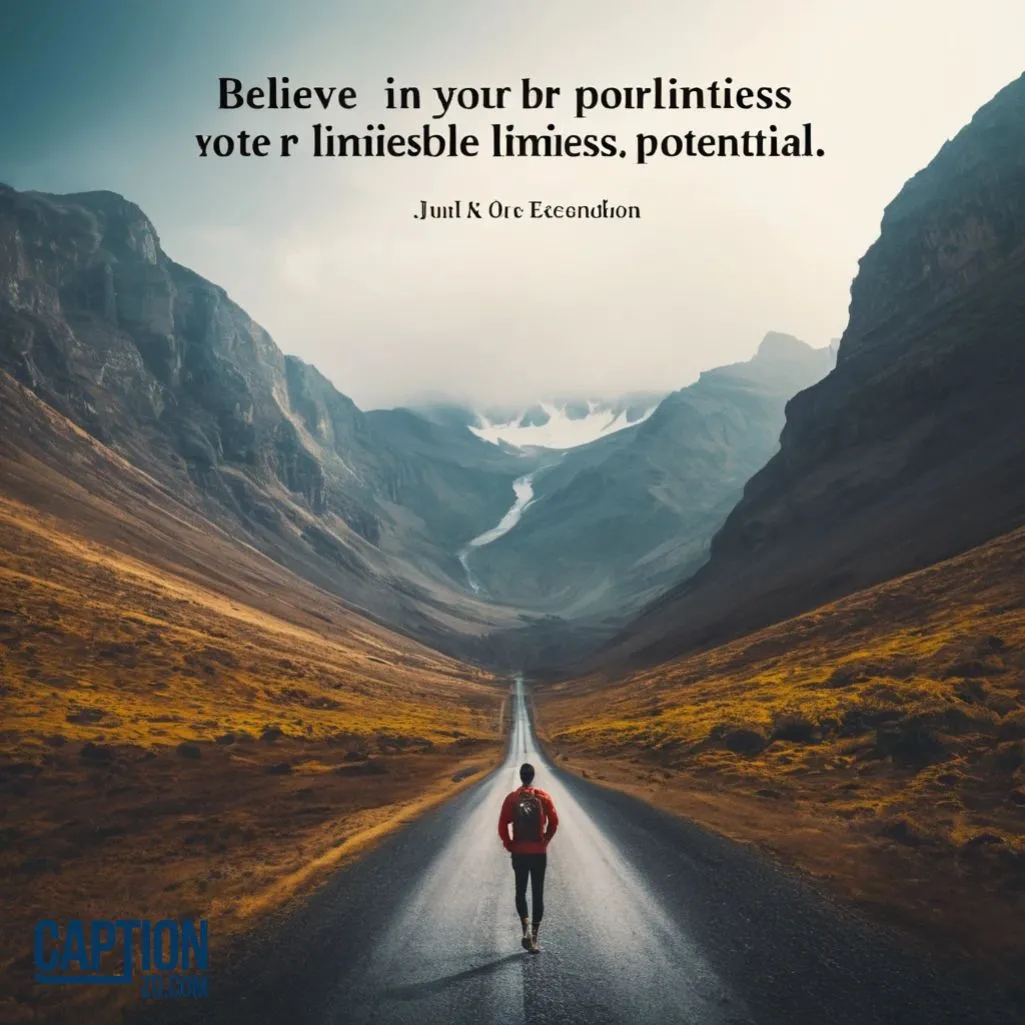 Believe in your limitless potential.