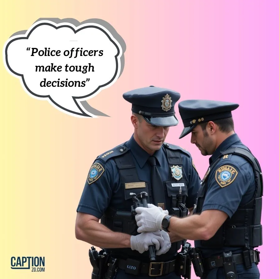 Police Officers Make Tough Decisions