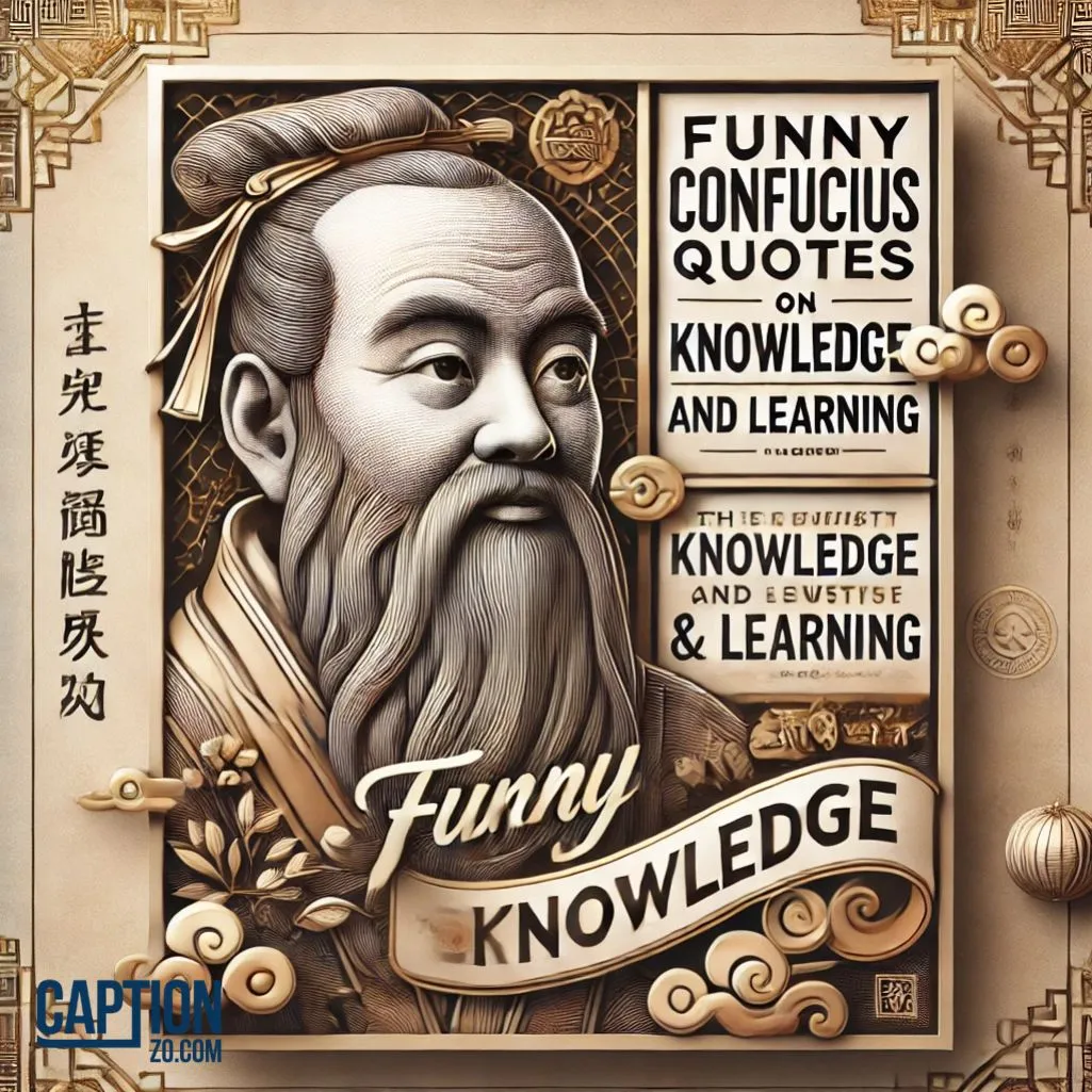 Funny Confucius Quotes On Knowledge And Learning